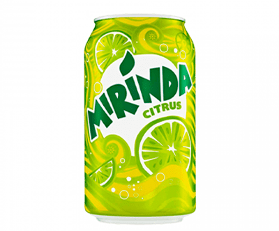 Mirinda Orange No Artificial Flavors Soft Drink, Can, 250 Ml