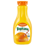 Nutrition Tropicana Orange Juice, No Pulp, 52 Fl Oz
