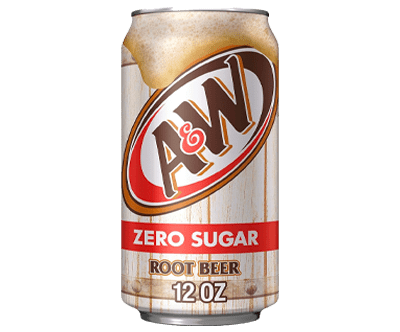 Diet A&W Root Beer, 12 fl oz - 12 Cans pack
