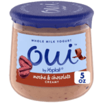 Oui by Yoplait Mocha & Chocolate Whole Milk Yogurt, French Style Yogurt Snack, 5 OZ Glass Yogurt Jar