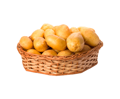 Russet Idaho Potatoes Fresh Premium Fruit and Produce Vegetables, 4 pound case