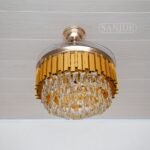 Abanico Crystal Gold